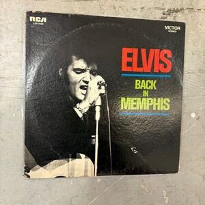 Elvis Presley Vintage Record Vinyl, Elvis Back in Memphis, RCA Stereo